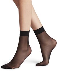 FALKE - Socken Seidenglatt 15 DEN W SO Transparent einfarbig 1 Paar - Lyst