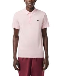Lacoste - Button Golf Polo Shirt - Flamingo - Lyst