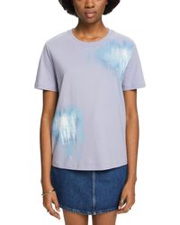 Esprit - Baumwoll-T-Shirt mit Grafikprint - Lyst