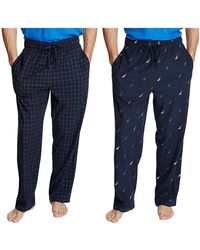 Uomo Abbigliamento da Nightwear e sleepwear da Pigiami e loungewear Pigiama da uomo a maniche corte da Uomo di Nautica in Blu 
