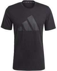 adidas - Train Essentials Feelready Logo Training Tee Kurzärmliges T-Shirt - Lyst