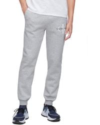 Calvin Klein Jeans Logo Jogger Sweatpants in Black for Men | Lyst