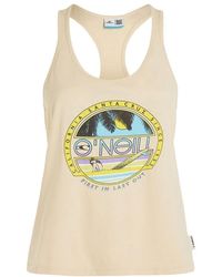 O'neill Sportswear - Connective Graphic Tank Top T-shirt - Lyst