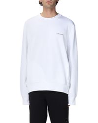 Calvin Klein - Micro Logo Sweatshirt Heavyweight Knit - Lyst