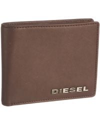 DIESEL - Hiresh Leather Wallet Demitasse Small - Lyst