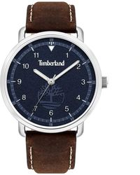 Timberland - Adult Analogue Quartz Watch With Leather Strap Tbl.15939js/03 - Lyst