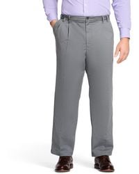 Izod - Big And Tall Performance Stretch Flat Front Pant - Lyst