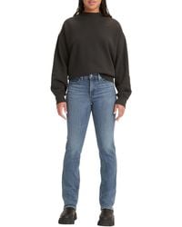 Levi's - 314 Shaping Straight Jeans,lapis Gem,30w / 34l - Lyst
