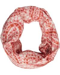 S.oliver - Loop-Schal aus Viskose mit All-over-Print himbeere ONESIZE - Lyst