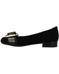 Clarks - Rosabella Faye Suede Shoes In Black Standard Fit Size 41⁄2 - Lyst