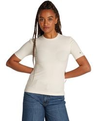 Tommy Hilfiger - 5x2 Rib C-nk Ss Ww0ww43918 S/s T-shirt - Lyst