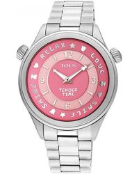 Tous - Reloj Tender 200350610 mujer acero rosa - Lyst