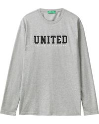 Benetton - M/l 3i1xu109c T-shirt - Lyst