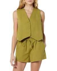 The Drop - ESMA Linen Vest Westen - Lyst