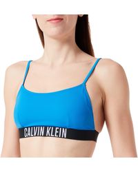Calvin Klein - Top Bikini a Bralette Donna Imbottito - Lyst