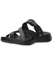 Skechers 15308 on The Go 600 - Glow Sandals - Nero