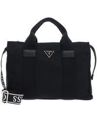 Guess - Canvas II Tote Bag S Black - Lyst