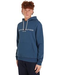 Tommy Hilfiger - Tommy Logo Hoody Pullover Hoodie - Lyst