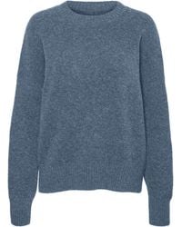 Vero Moda - Vmboom Ls O-neck Jumper Ga Noos Knitted - Lyst