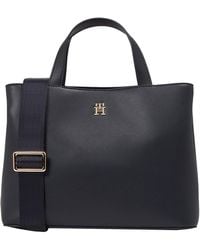 Tommy Hilfiger - Th Essential Sc Satchel Corp - Lyst