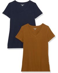 Amazon Essentials - Classic-fit Short-sleeve V-neck T-shirt - Lyst