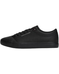 Tommy Hilfiger - Nen Th Hi Vulc Core Lage Lth Ii Ess Fm0fm0fm05511 Lage Top - Lyst