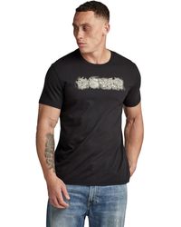 G-Star RAW - Distressed Logo T-Shirt Donna - Lyst