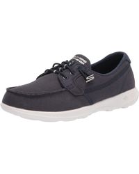 Skechers - Performance Go Walk Lite-eclipse Boat Shoe,navy,6.5 M Us - Lyst