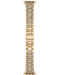 Michael Kors - Gold-tone Stainless Steel Mesh Band For Apple Watch® - Lyst