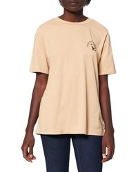 Scotch & Soda - Relaxed Fit Tee With Graphic At Chest In Organic Cotton T-shirt - Lyst