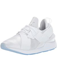 puma women's muse metallic casual sneakers