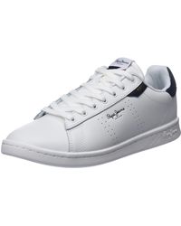 Pepe Jeans - Zapatillas de Piel Jugador Básico M Blanco - Lyst