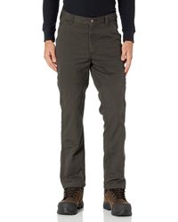 Carhartt - Mens Rugged Flex Relaxed Fit Canvas Flannel-lined Work Utility Pants - Lyst