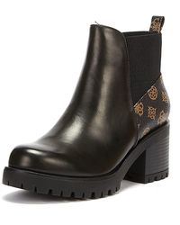 Guess Bevv 4g Logo Peony Boots White 3 
