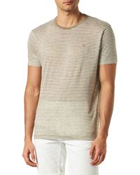 Hackett - Linen Stripe Tee T-shirt - Lyst