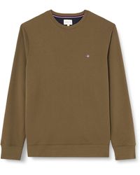 GANT - Reg Shield C-neck Sweatshirt - Lyst
