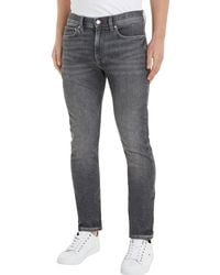 Tommy Hilfiger - XTR Slim Layton Pstr Gris Pantalon en Jean - Lyst