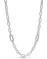 PANDORA Collar Me 399685C00-50 de eslabones plata - Mehrfarbig