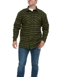 Wrangler - Big And Tall Flannel Shirt For – S Button Down Plaid - Lyst