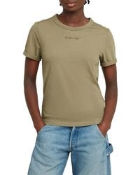 G-Star - G-STAR Embro g-Script Logo r t wmn - Lyst