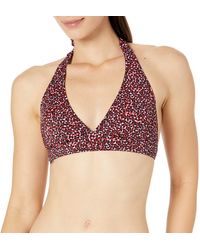 Amazon Essentials - Light-support Tie Halter Bikini Swimsuit Top - Lyst