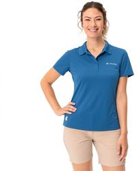 Vaude - T-Shirt Essential Polo Shirt Ultramarine 42 - Lyst