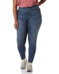 Amazon Essentials Plus Size Pull-on Skinny Denim Jegging Jeans - Blue