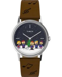 Timex - Analog Handaufzug Armbanduhr x Peanuts "The Gang Singing Marlin - Lyst