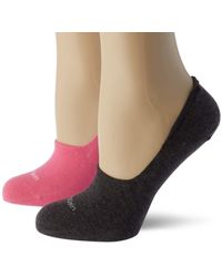Calvin Klein Socks s no Show 2p Cotton Logo Jessica Socks - Mehrfarbig
