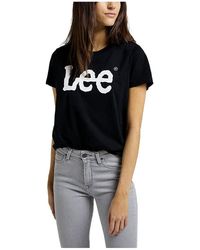 Lee Jeans - Logo Tee Shirt - Lyst