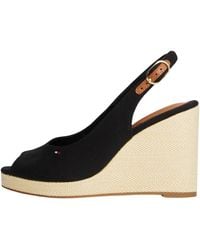 Tommy Hilfiger - Espadrilles Compensées Flag High Slingback à Bride Cheville - Lyst