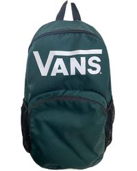Vans - Ranged 2 Backpack Green White Graphic Laptop Pockets University School Bag Casual Travel Laptop - Lyst