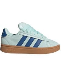 adidas - S Grand Court Alpha 00s Low Top Trainers Mint/blue/gum 6 - Lyst