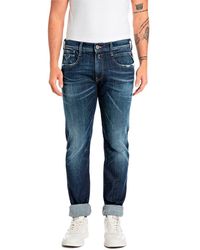 Replay - Anbass Aged Jeans - Lyst